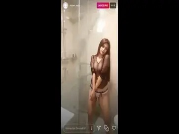 Dokumentasi Gadis Selebgram Cantik Live Kasur